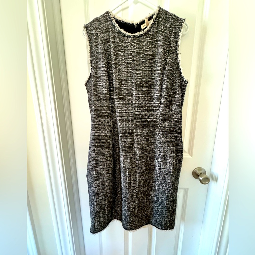 Rebecca Taylor Dress | Black and White Tweed | Pockets | Size 12